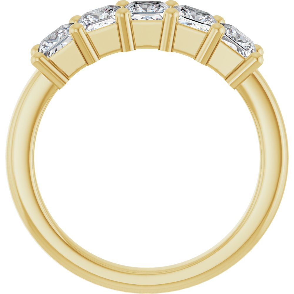 10K Yellow Gold 1 1/2 CTW Lab-Grown Diamond Anniversary Band