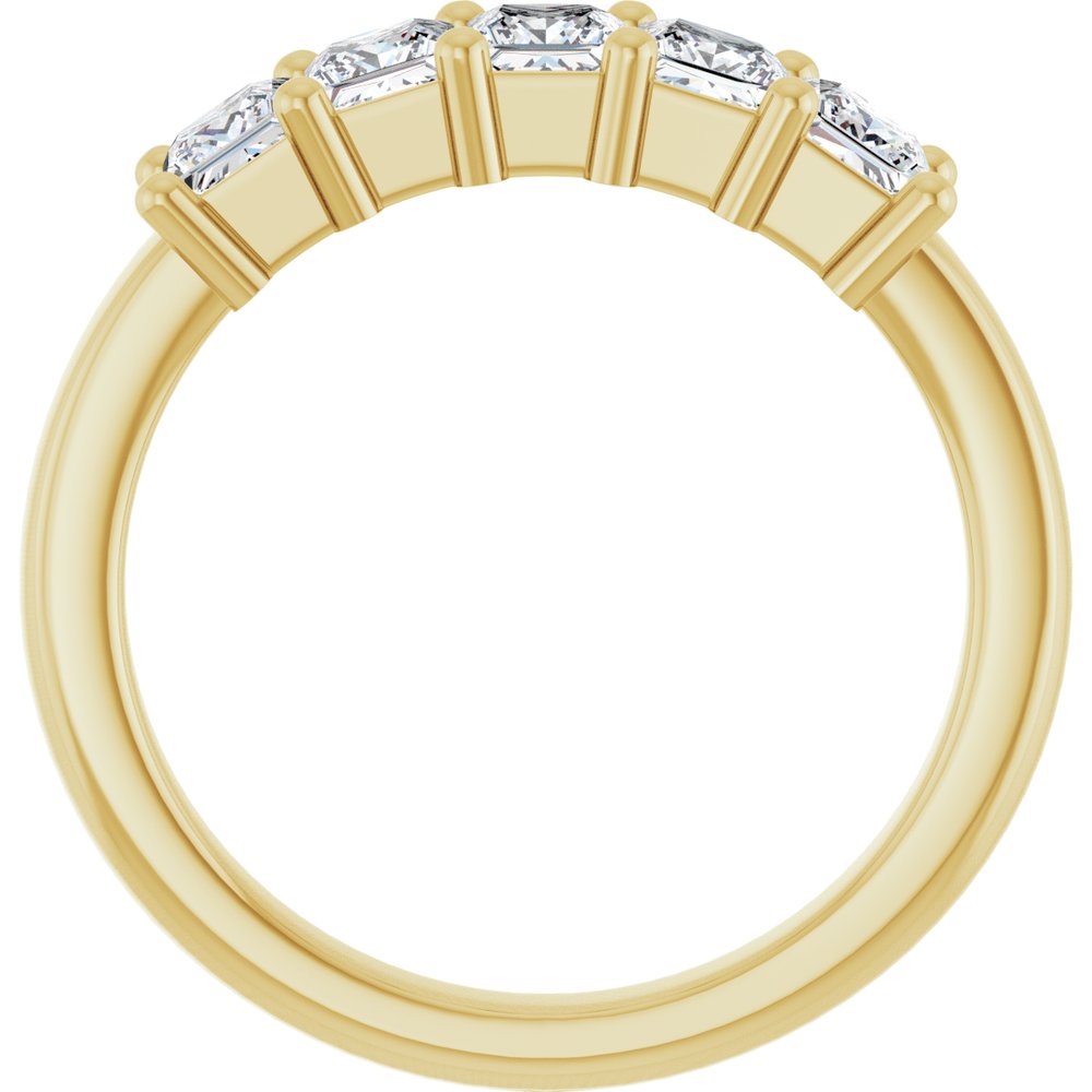 10K Yellow Gold 1 1/6 CTW Lab-Grown Diamond Anniversary Band
