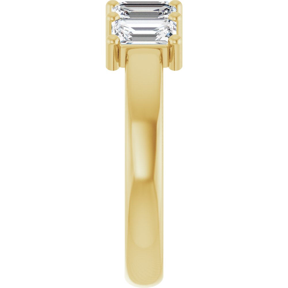 14K Yellow Gold 1 1/2 CTW Lab-Grown Diamond Anniversary Band