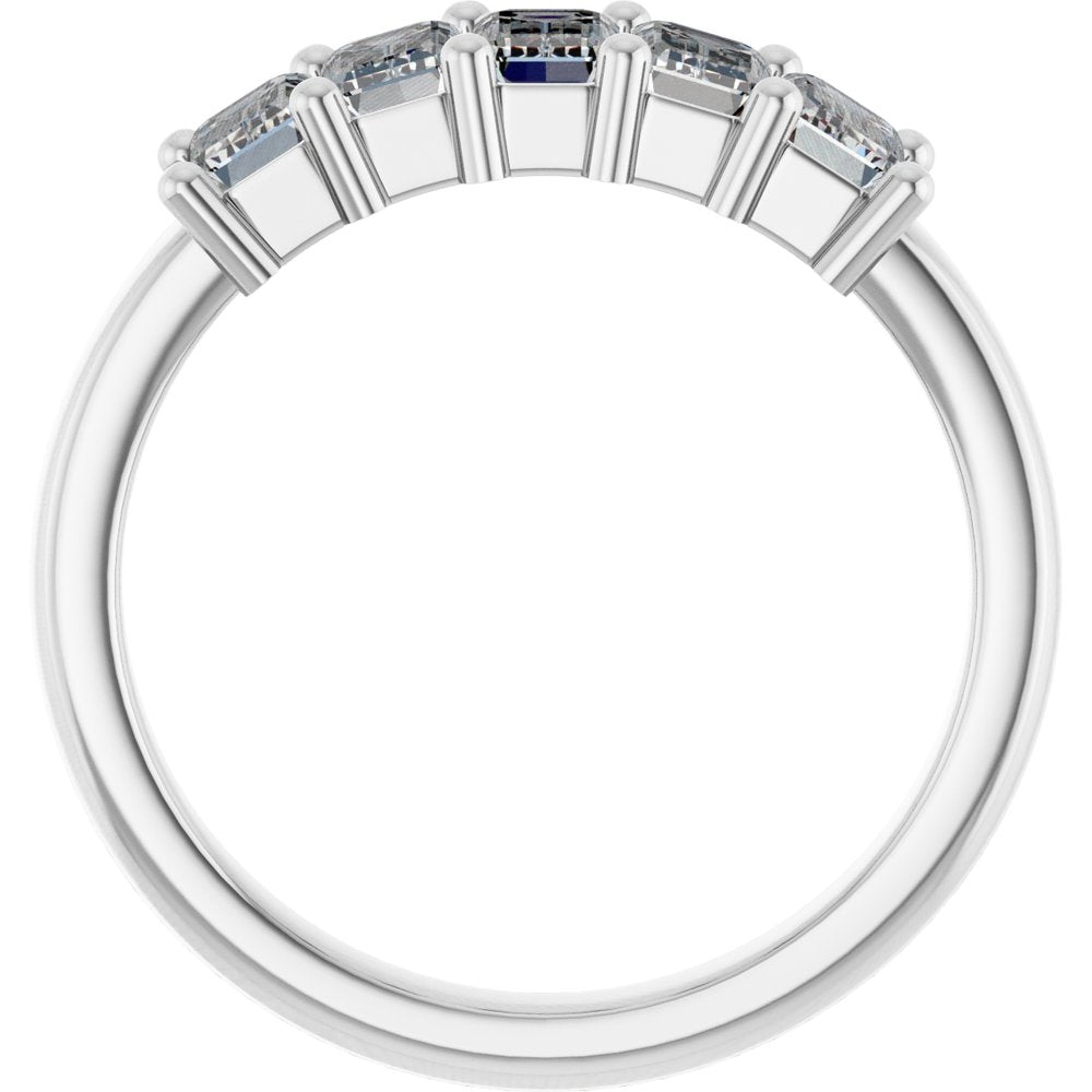 14K White Gold 1 1/2 CTW Lab-Grown Diamond Anniversary Band