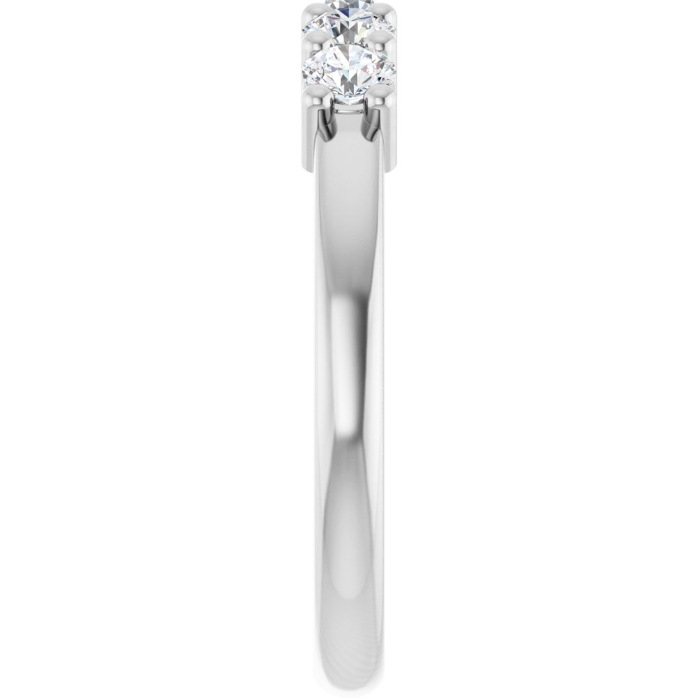 14K White Gold 1/2 CTW Lab-Grown Diamond Anniversary Band