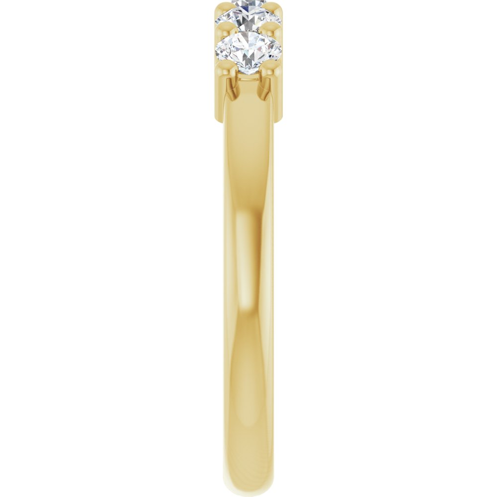 14K Yellow Gold 1/2 CTW Natural Diamond Anniversary Band