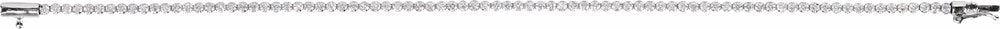 14K White Gold 1 5/8 CTW Lab-Grown Diamond Lightweight Line 7" Bracelet