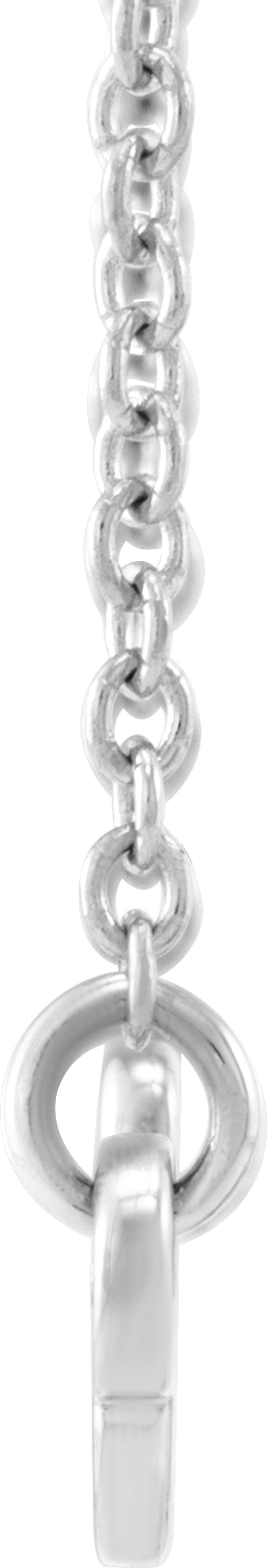 Sterling Silver Leo Zodiac 18" Necklace