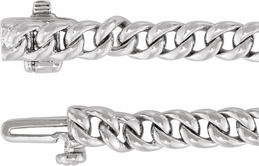 14K White Gold 1/2 CTW Natural Diamond Link 7 1/4" Bracelet