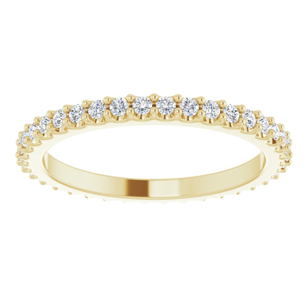 14K Yellow 1/3 CTW Natural Diamond Eternity Band