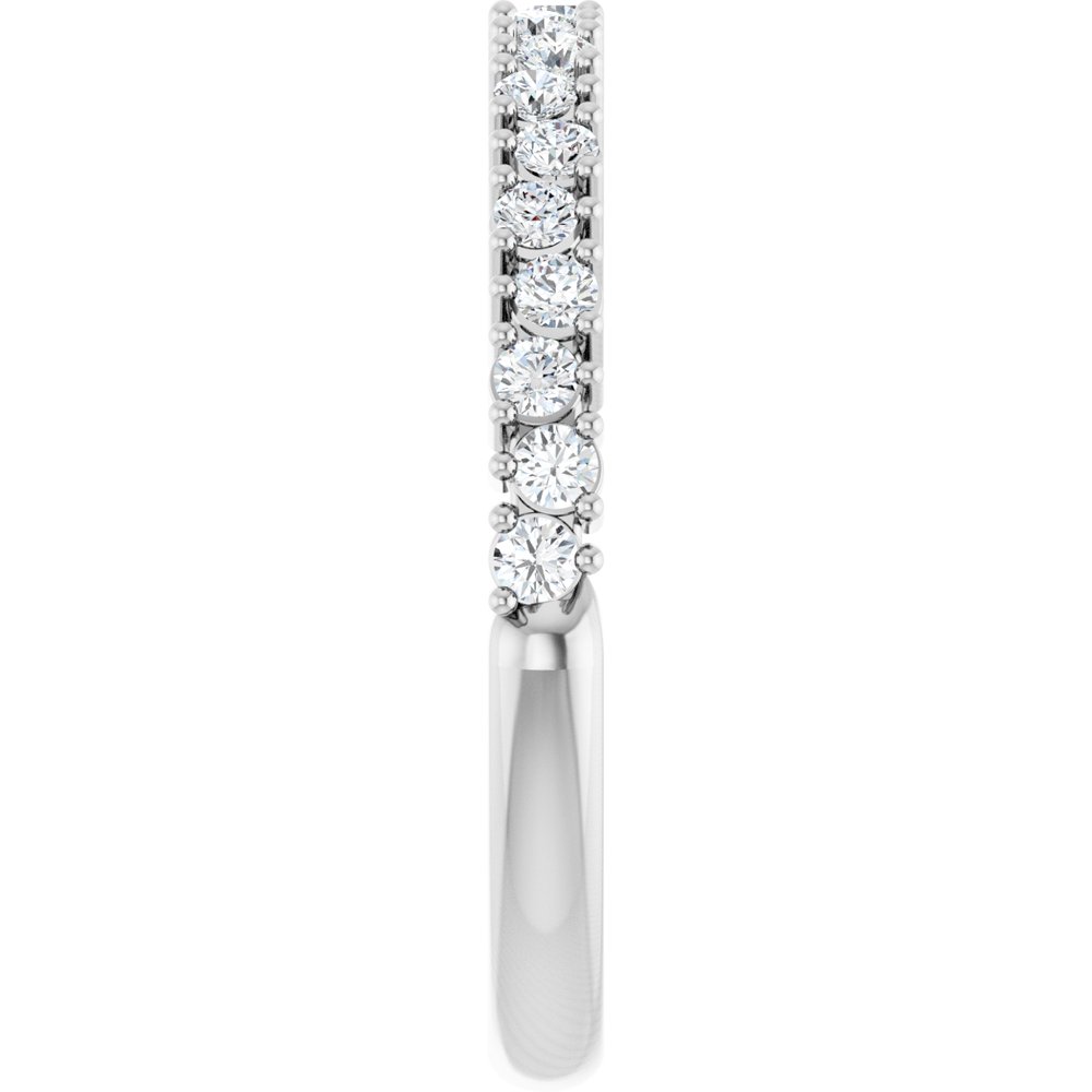 14K White Gold 3/8 CTW Lab-Grown Diamond Anniversary Band