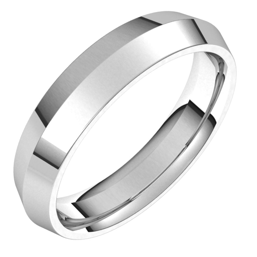 Platinum 4.5 mm Comfort-Fit Knife Band Size 6.5
