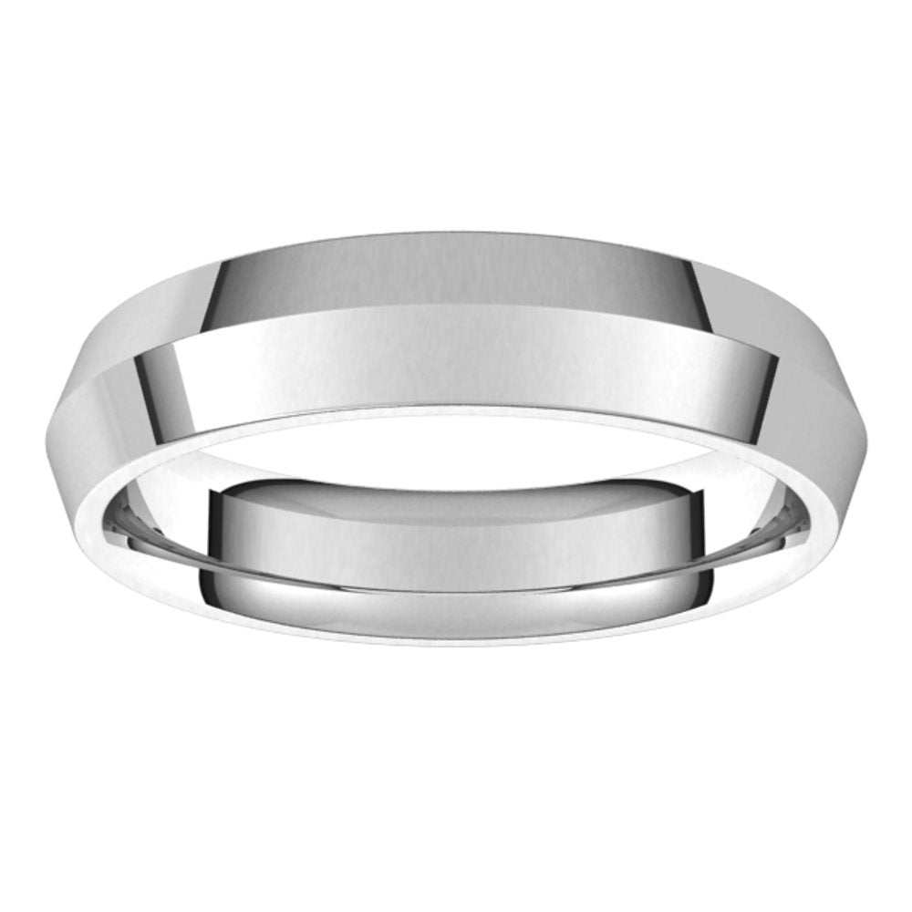 Platinum 4.5 mm Comfort-Fit Knife Band Size 6.5