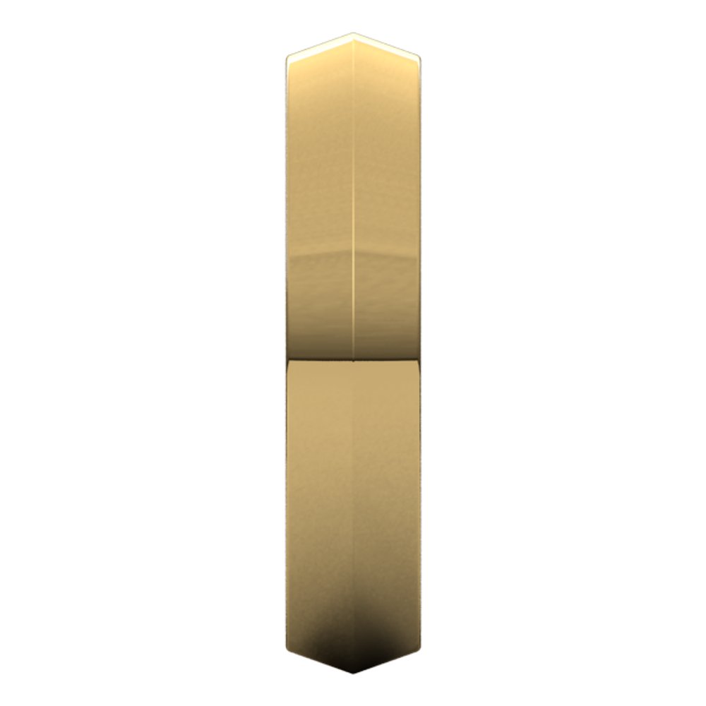 14K Yellow Gold 4.5 mm Comfort-Fit Knife Band Size 8