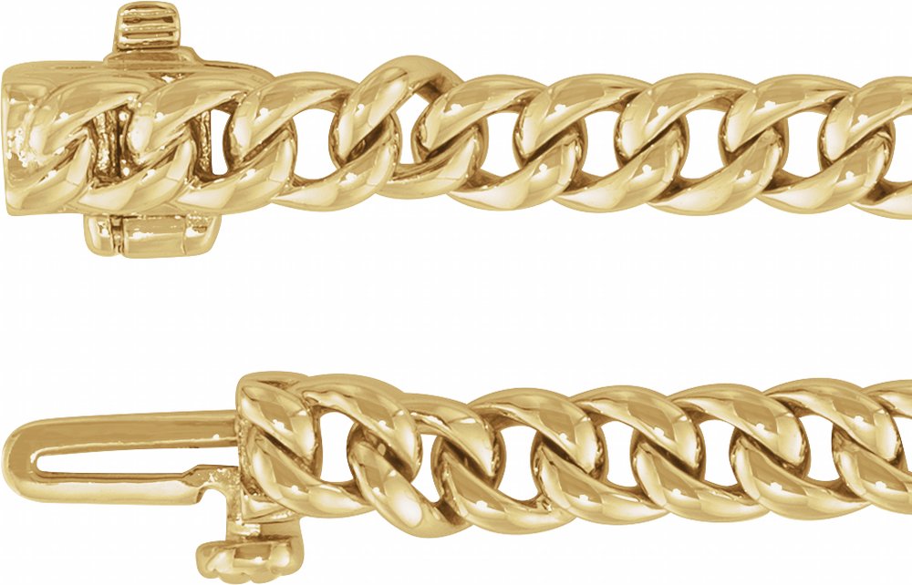 14K Yellow Gold 1/2 CTW Natural Diamond Link 7 1/4" Bracelet