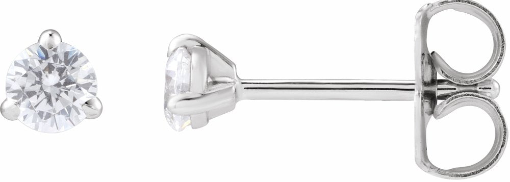 14K White Gold 1/5 CTW Lab-Grown Diamond Cocktail-Style Stud Earrings