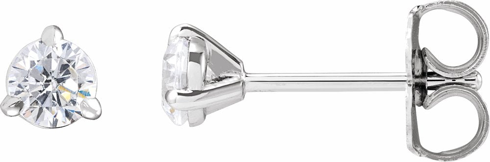 14K White Gold 1/3 CTW Lab-Grown Diamond Cocktail-Style Stud Earrings