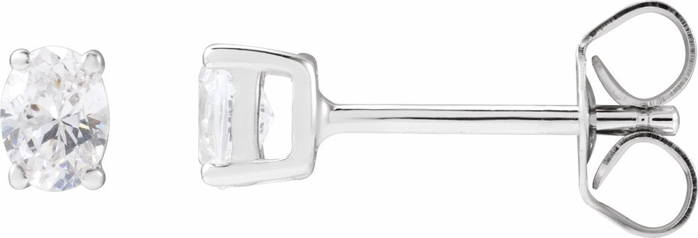 14K White Gold 1/3 CTW Lab-Grown Diamond Stud Earrings