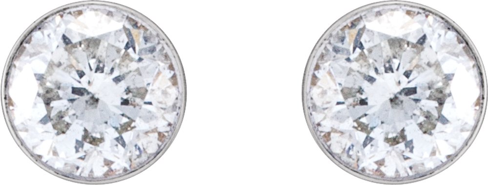 14K White 1/4 CTW Natural Diamond Ultra-Lightweight Stud Earrings