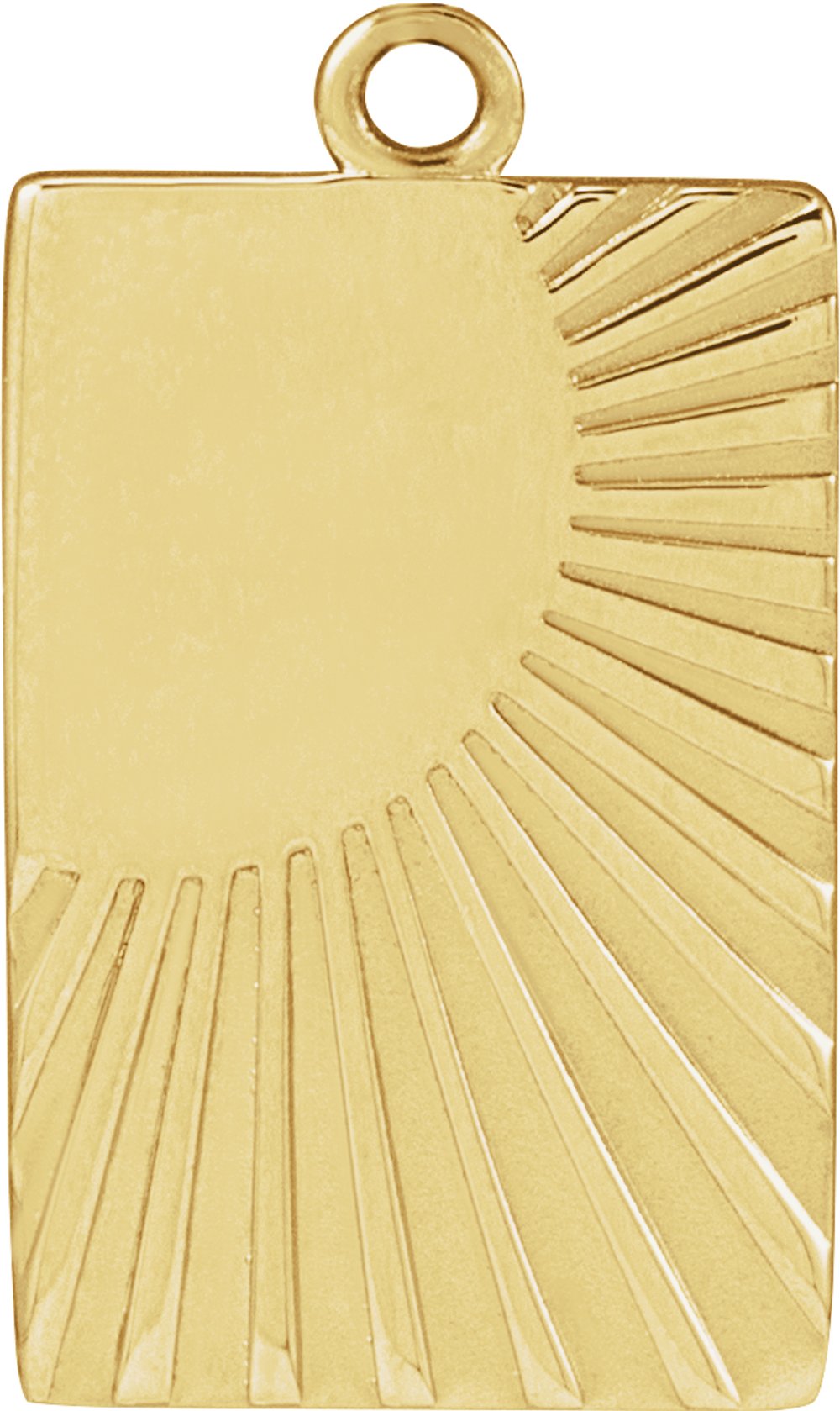 18K Yellow Sun Dangle