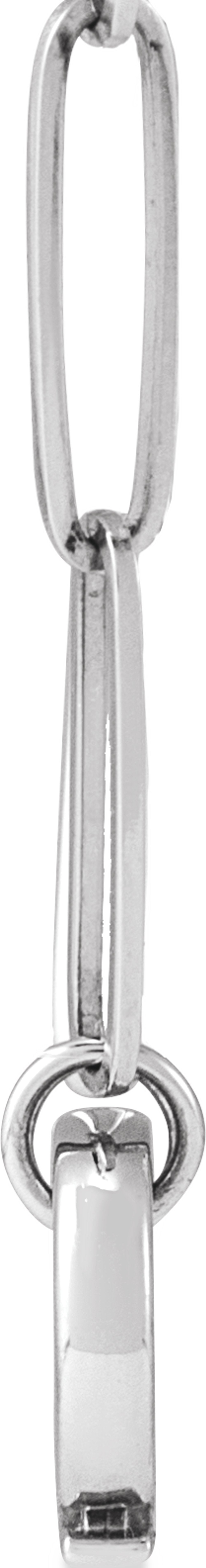 14K White Gold Charm 16" Necklace