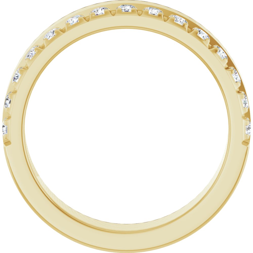 14K Yellow Gold 1/3 CTW Natural Diamond Anniversary Band