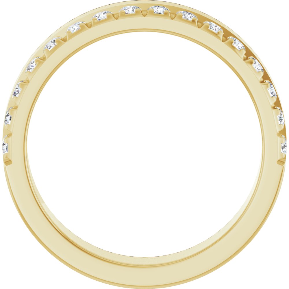 14K Yellow Gold 1/3 CTW Lab-Grown Diamond Anniversary Band