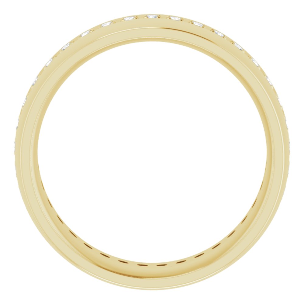 14K Yellow Gold 1/2 CTW Lab-Grown Diamond Band