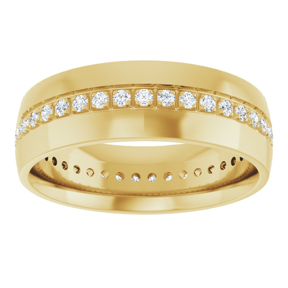 14K Yellow Gold 1/2 CTW Lab-Grown Diamond Band