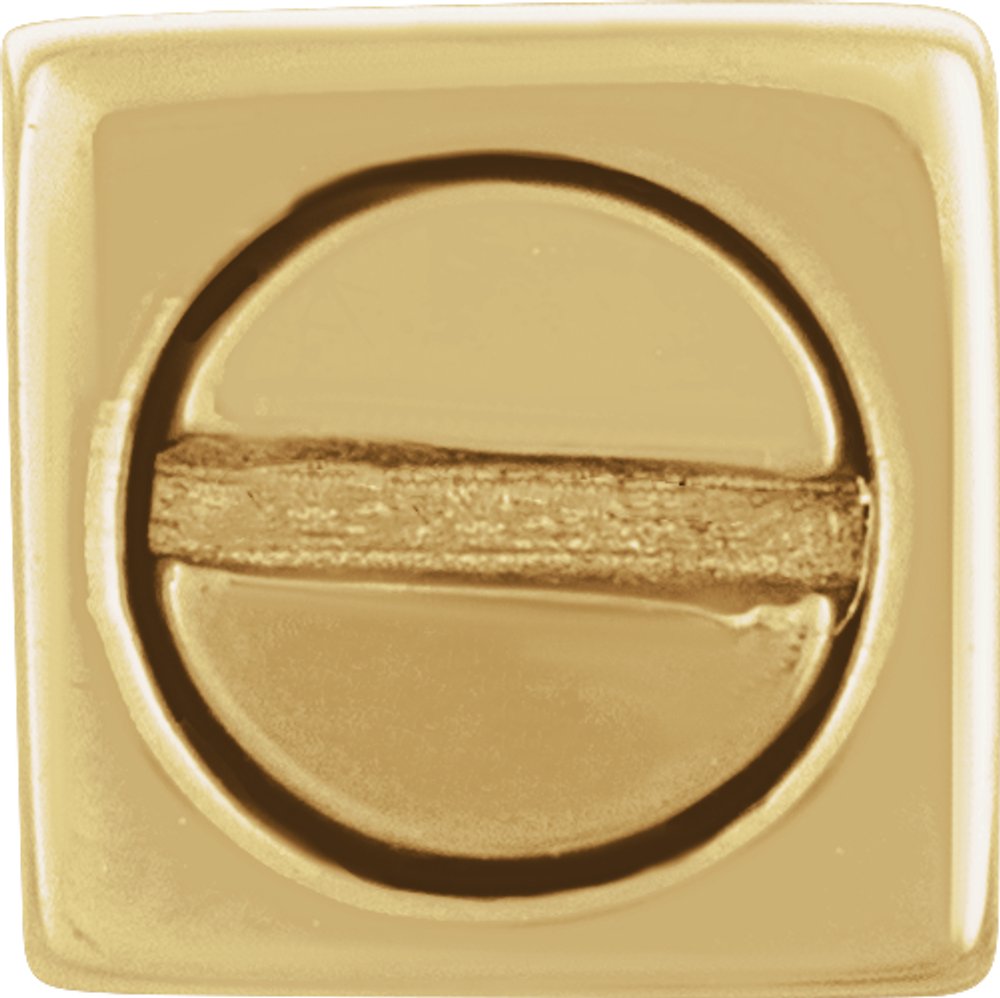 14K Yellow Gold Ash Holder Bar Pendant