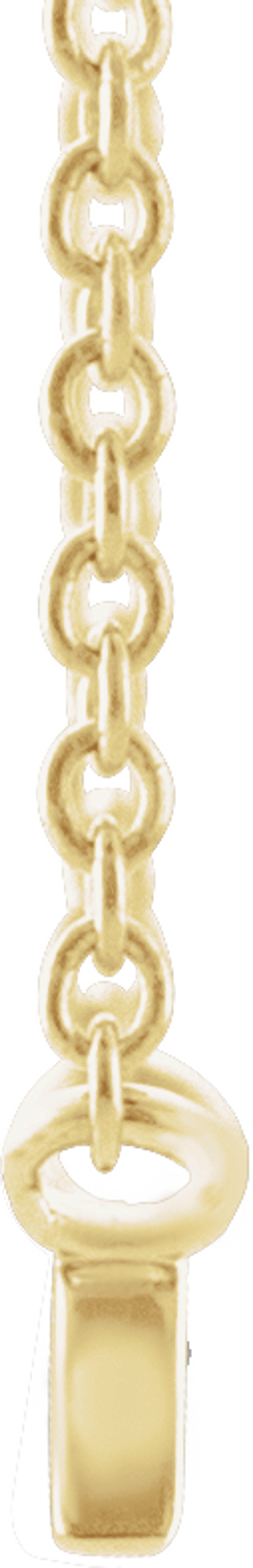 14K Yellow Gold Mama 16" Necklace