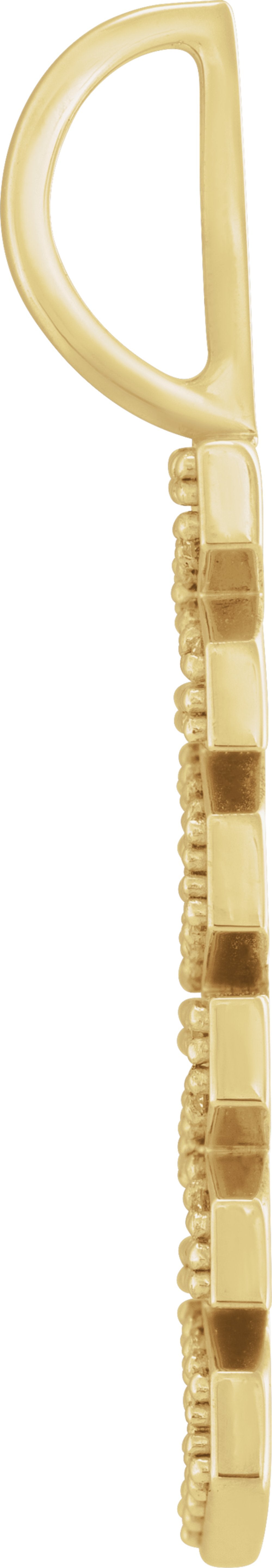 14K Yellow Gold 1/10 CTW Natural Diamond Mama Charm/Pendant