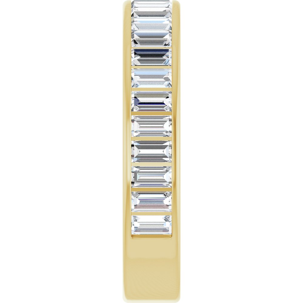 14K Yellow Gold 9/10 CTW Lab-Grown Diamond Anniversary Band Size 7