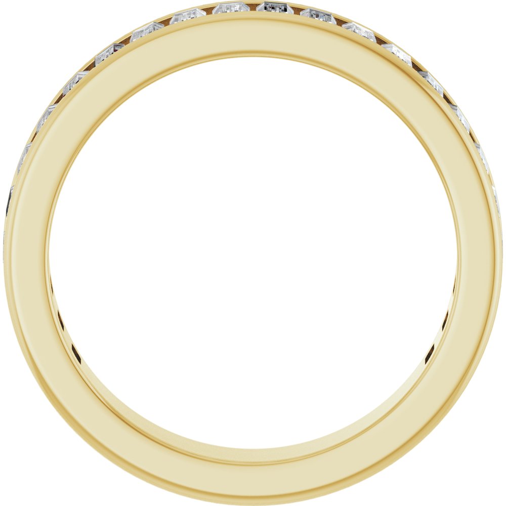 14K Yellow Gold 1 1/5 CTW Lab-Grown Diamond Anniversary Band Size 5.5