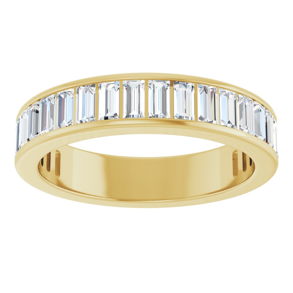 14K Yellow Gold 1 1/5 CTW Lab-Grown Diamond Anniversary Band Size 5.5
