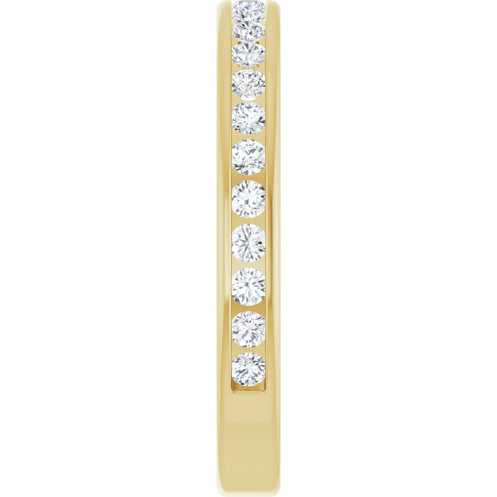 14K Yellow Gold 1/3 CTW Natural Diamond Anniversary Band Size 6