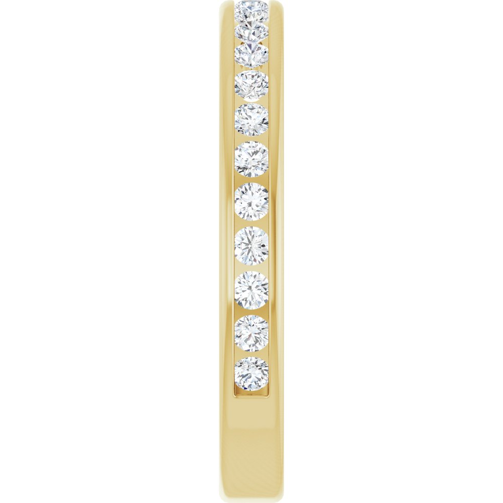 14K Yellow Gold 1/3 CTW Natural Diamond Anniversary Band Size 6
