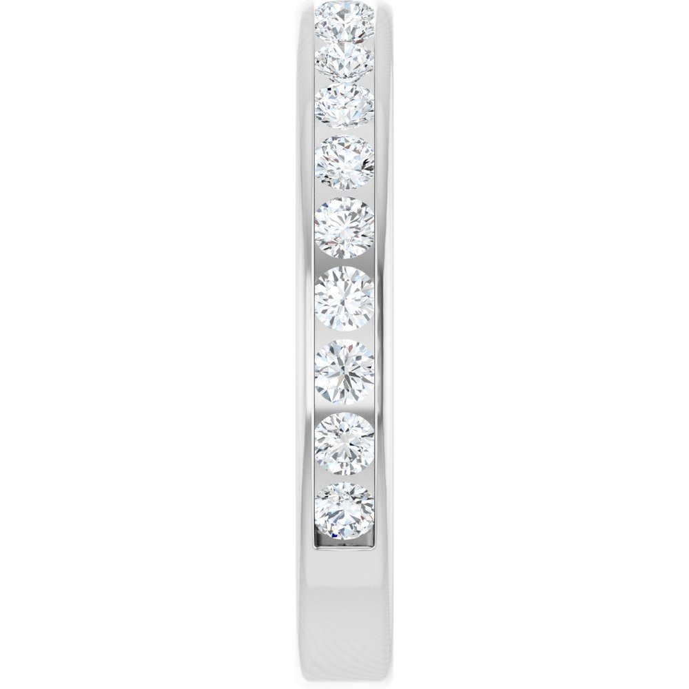 14K White Gold 5/8 CTW Lab-Grown Diamond Anniversary Band Size 7