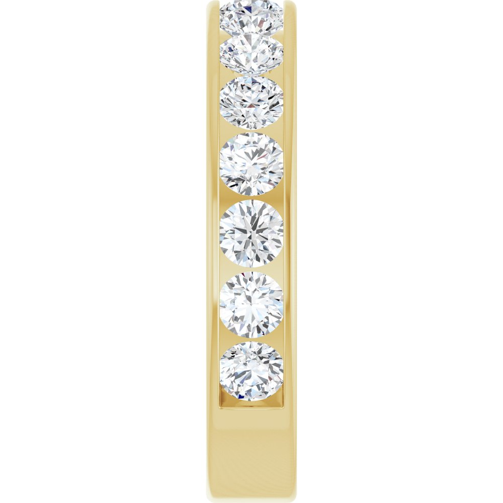 14K Yellow Gold 1 1/3 CTW Lab-Grown Diamond Anniversary Band Size 7