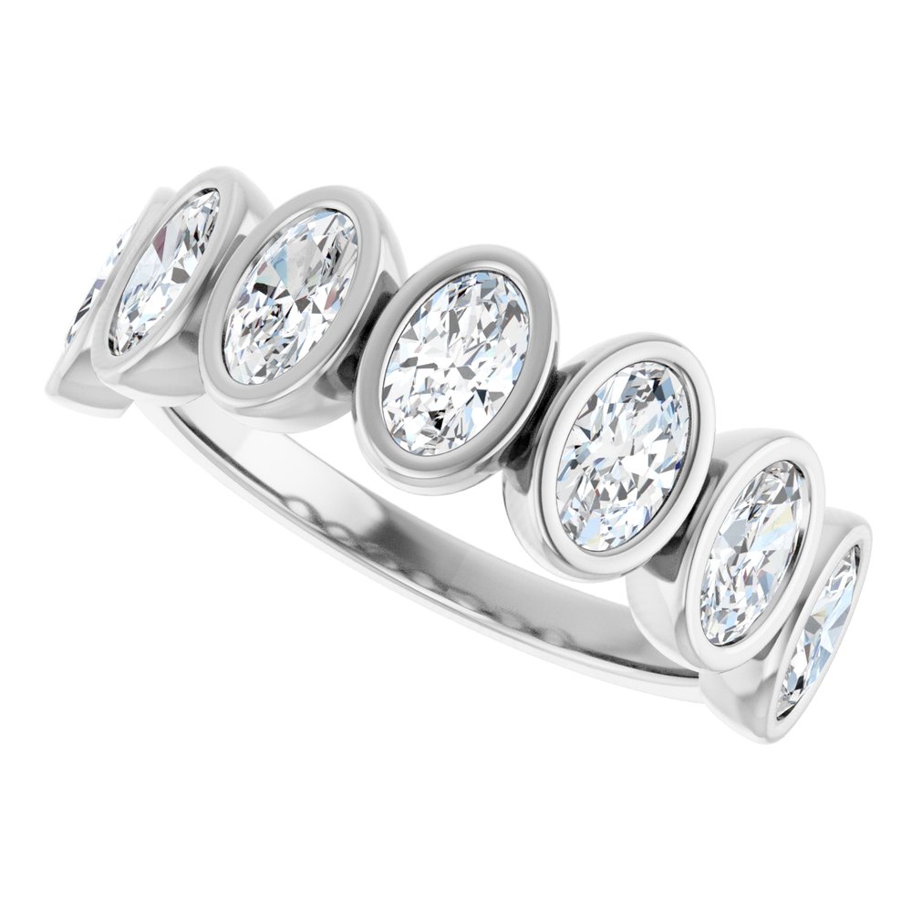 14K Yellow Gold 1 1/4 CTW Lab-Grown Diamond Anniversary Band