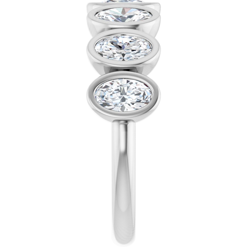 14K White Gold 1 1/4 CTW Lab-Grown Diamond Anniversary Band