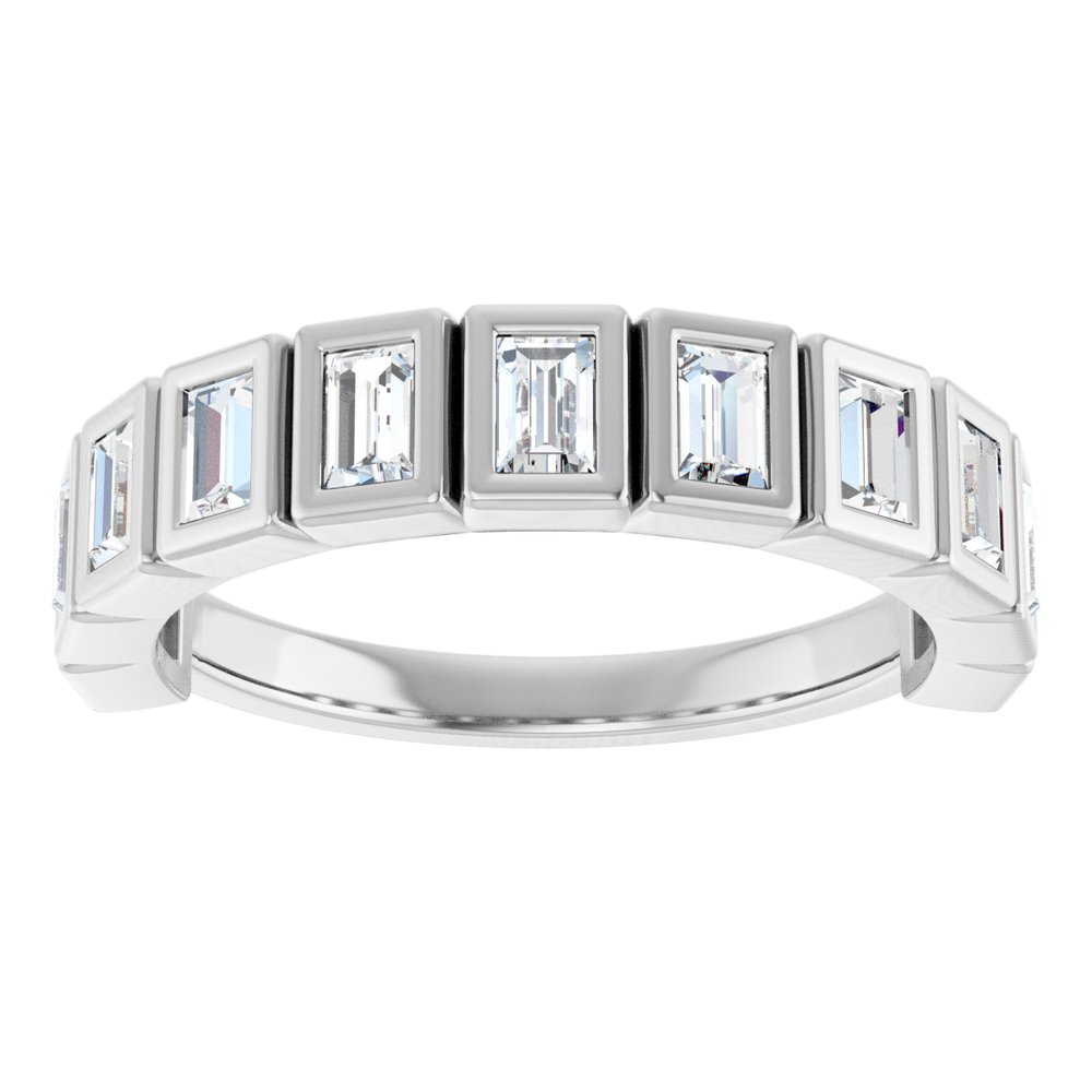 Bezel-Set Anniversary Band