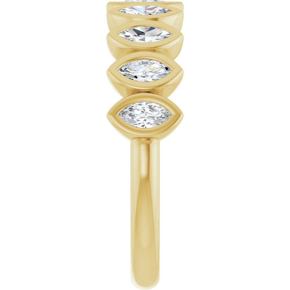 14K Yellow Gold 5/8 CTW Lab-Grown Diamond Anniversary Band