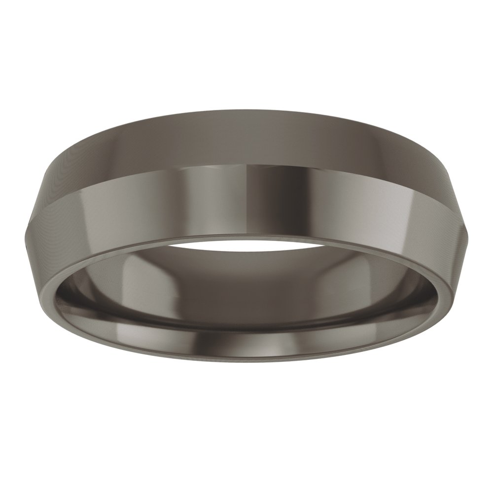 Titanium 6 mm Comfort-Fit Knife Band Size 7