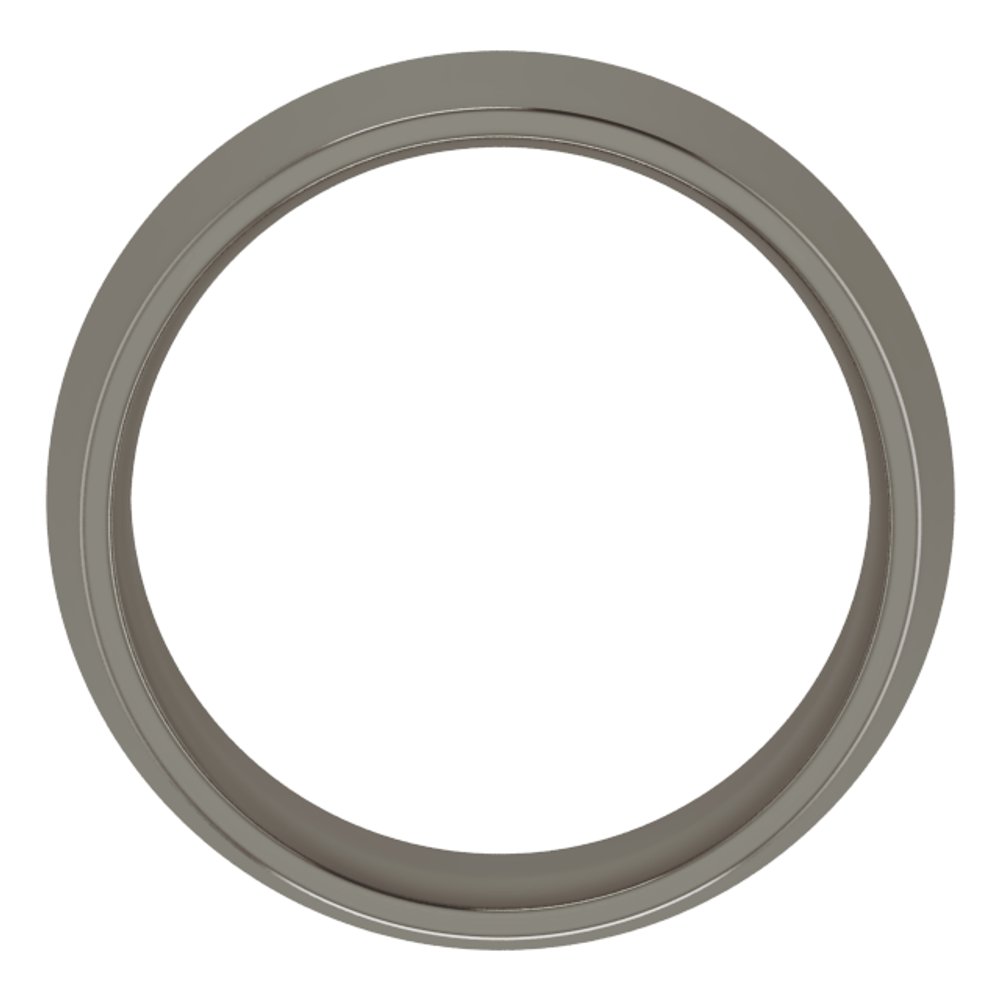 Titanium 8 mm Comfort-Fit Knife Band Size 9