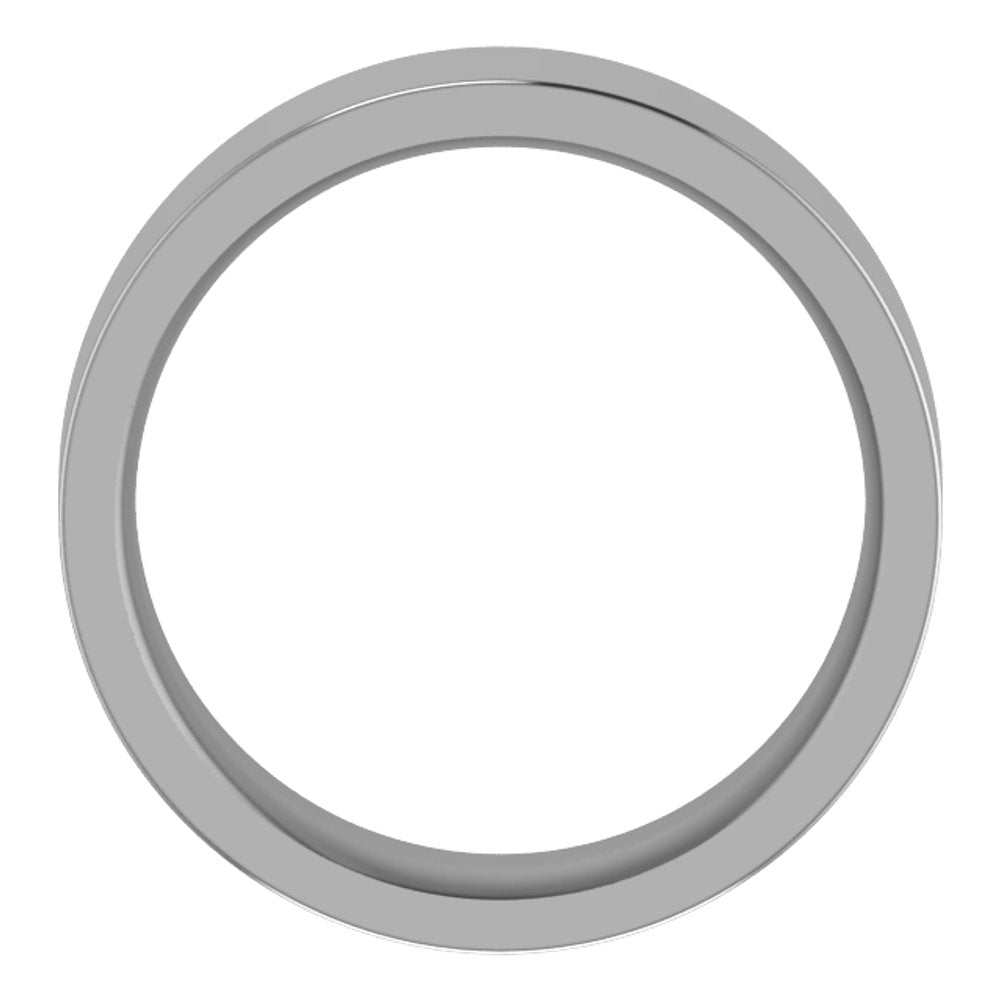 Cobalt 6 mm Comfort-Fit Flat Band