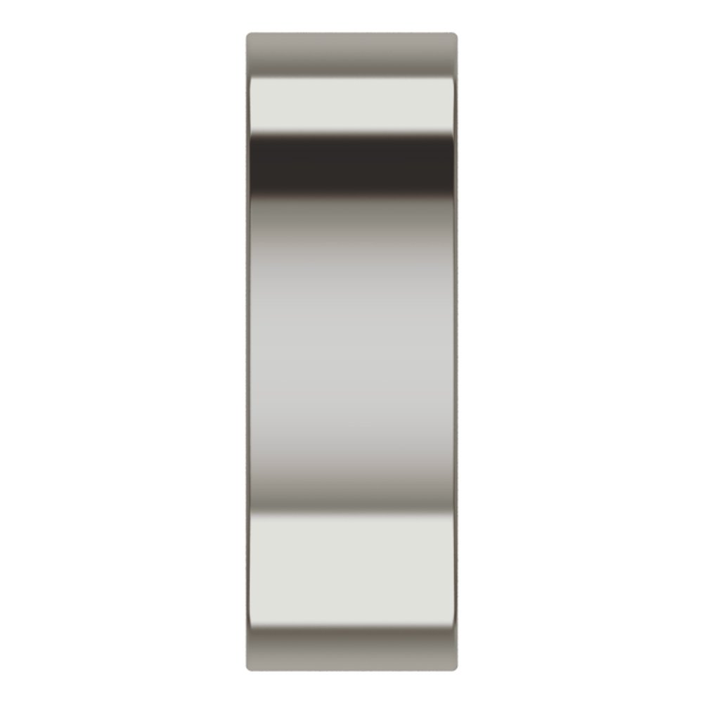 Titanium 7 mm Comfort-Fit Flat Band Size 8