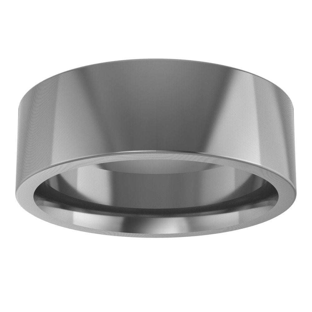 Cobalt 7 mm Comfort-Fit Flat Band Size 9.5