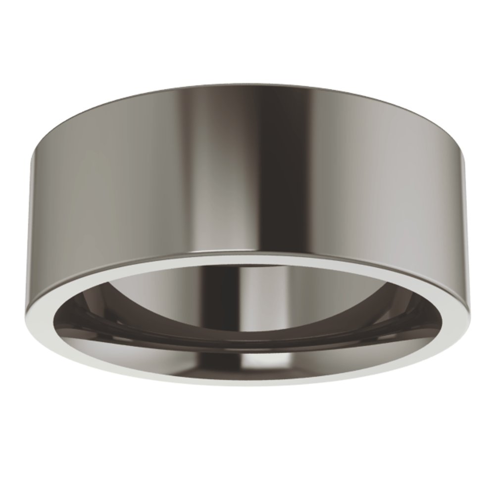 Titanium 8 mm Comfort-Fit Flat Band