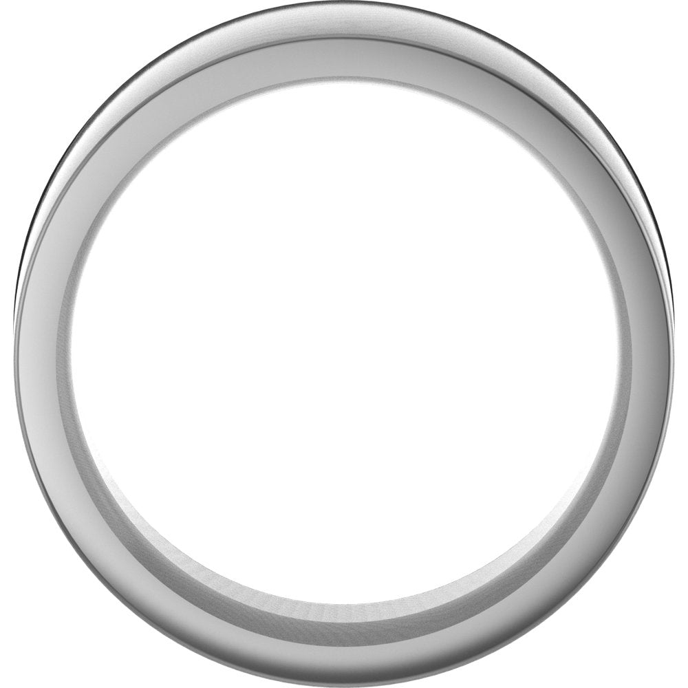 Cobalt 8 mm Comfort-Fit Flat Band Size 7.5