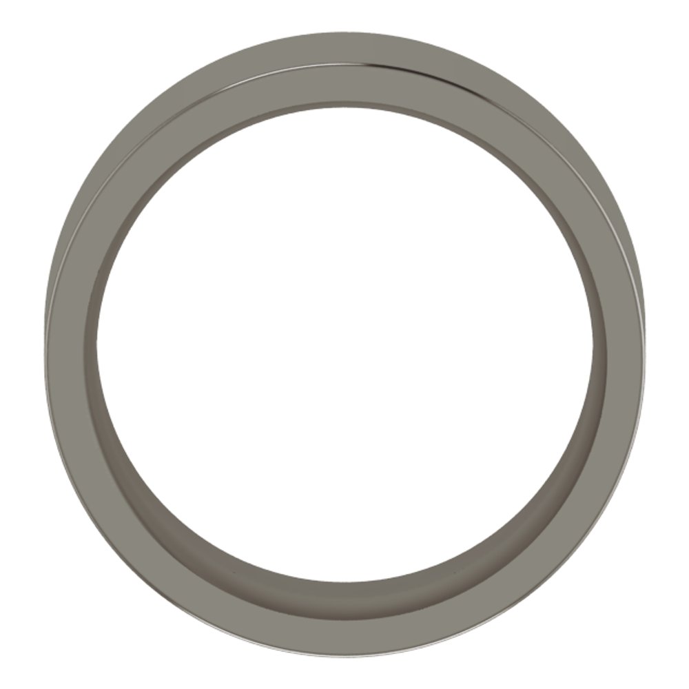 Titanium 8 mm Comfort-Fit Flat Band