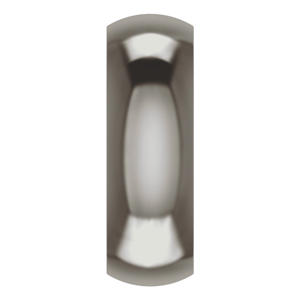 Titanium 7 mm Comfort-Fit Half Round Band Size 7