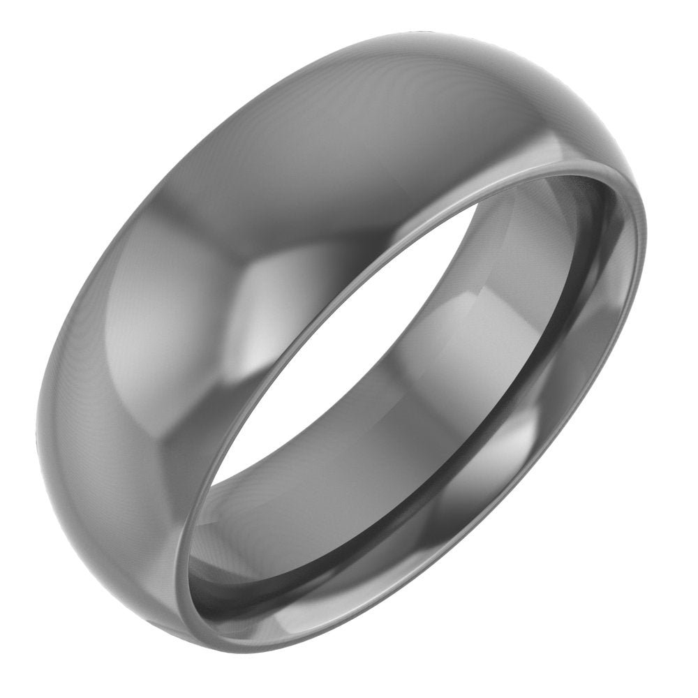 Cobalt 7 mm Comfort-Fit Half Round Band Size 7