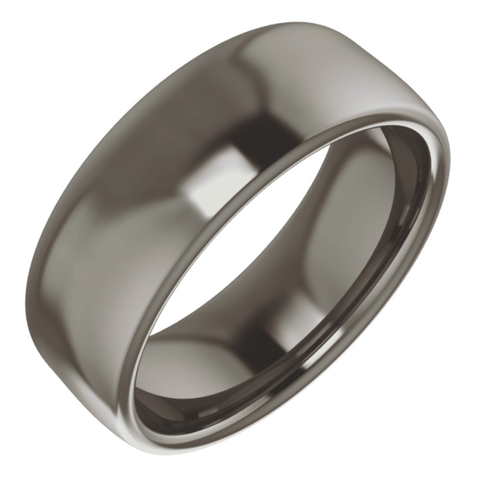 Titanium 7 mm Comfort-Fit Standard Weight European-Style Band Size 7